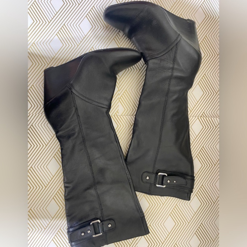 Nine West Black Heeled Boots